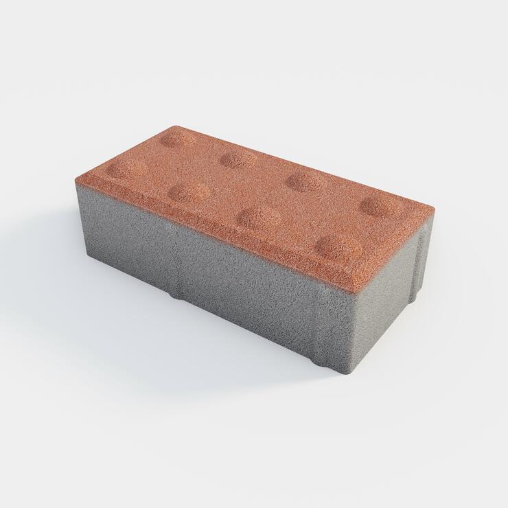 Betónové dlažobné kamene GRANIT® 20x10 - nopková pre nevidiacich - GRANIT 20/10/6 II cer relief