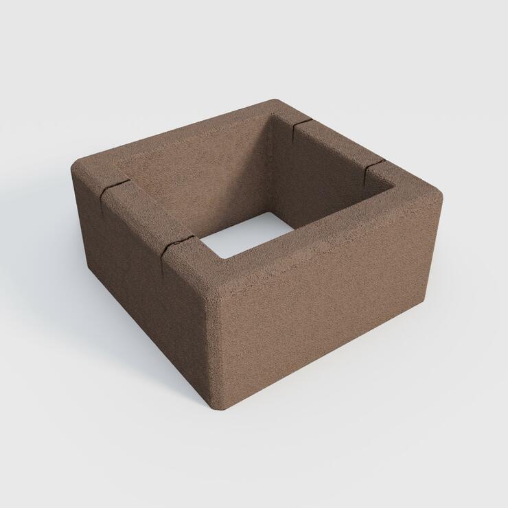 Betónová plotová tvárnica GARDELOT® stĺpová 40x40 - GRL 40/40/20 jemný povrch kar