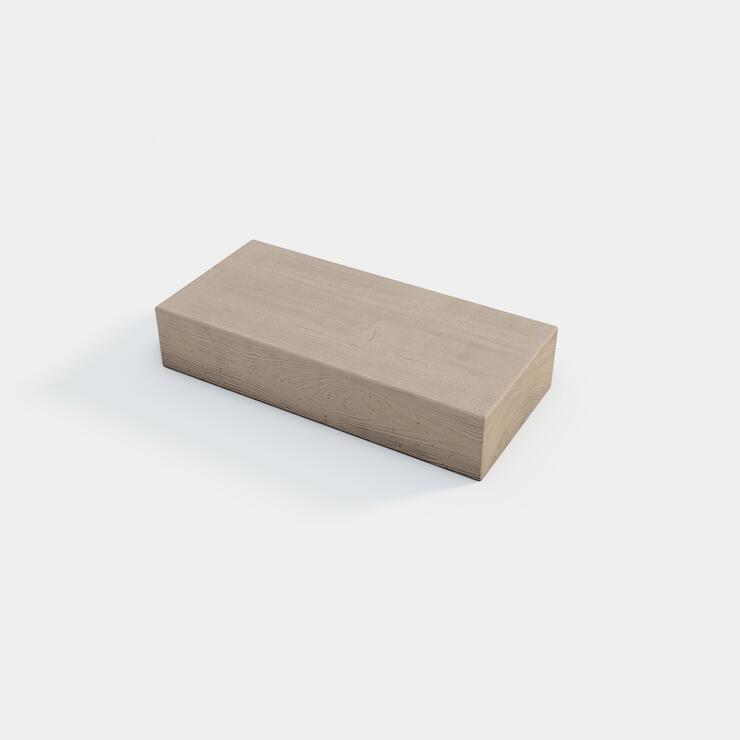 Betónový schod / schodiskový blok DEKOR drevo - DB 75/35/15 bez