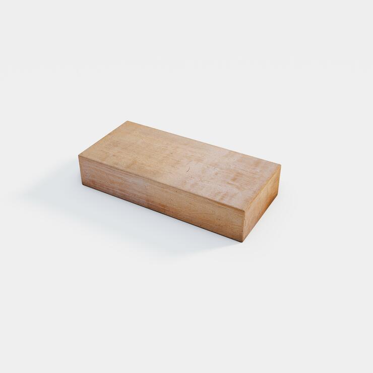 Betónový schod / schodiskový blok DEKOR drevo - DB 75/35/15 coffee