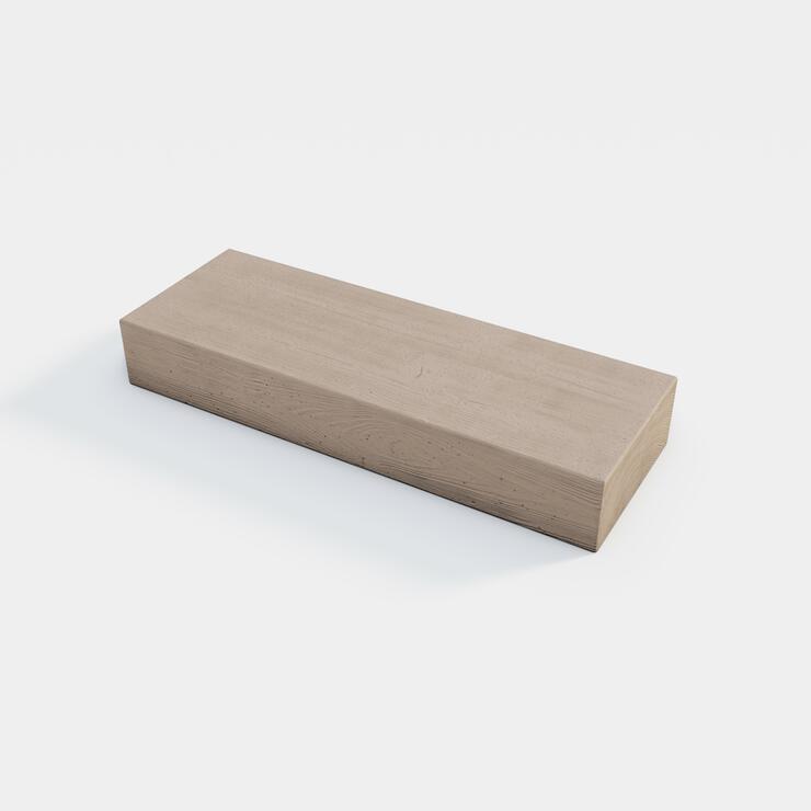 Betónový schod / schodiskový blok DEKOR drevo - DB 100/35/15 bez