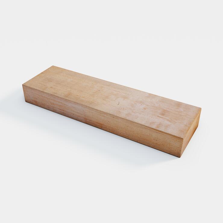 Betónový schod / schodiskový blok DEKOR drevo - DB 120/35/15 coffee