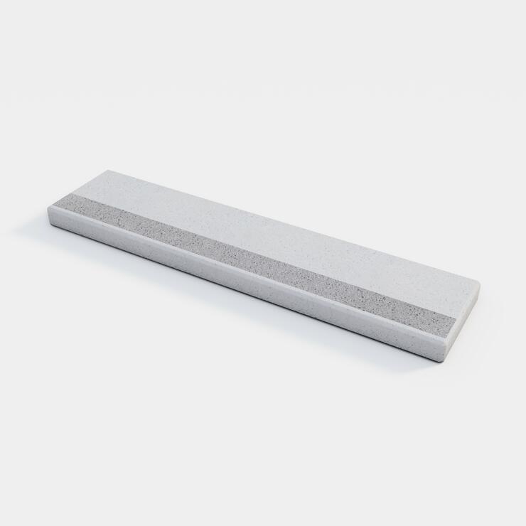 Betónová schodisková doska / schod 150x35x8 - SDB 150/35/8 nat tryskaný pásek