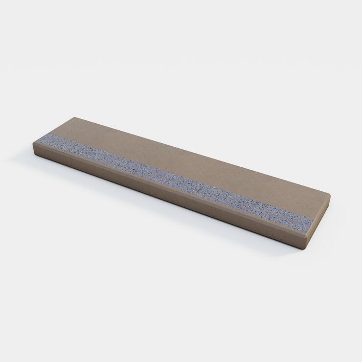 Betónová schodisková doska / schod 150x35x8 - SDB 150/35/8 kar tryskaný pásek