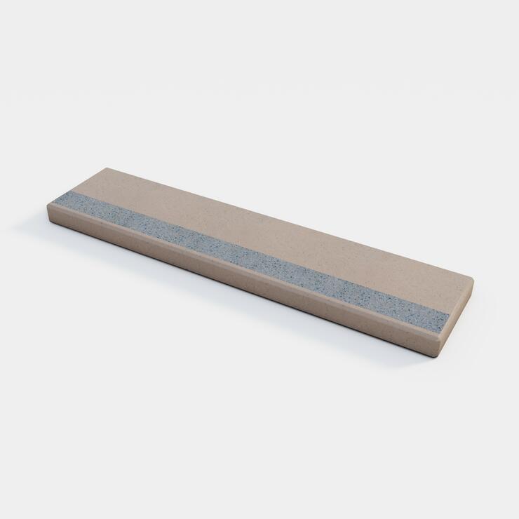 Betónová schodisková doska / schod 150x35x8 - SDB 150/35/8 bez tryskaný pásek