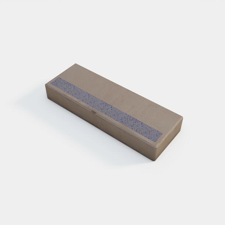Betónový schodiskový blok / schod 100x35x15 - SBB 100/35/15 kar tryskaný pásek