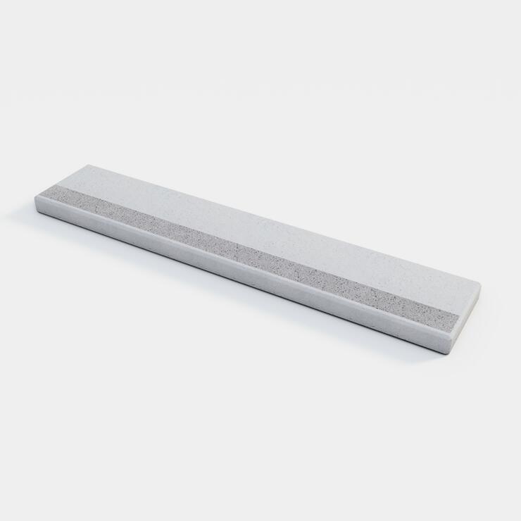 Betónová schodisková doska / schod 180x35x8 - SDB 180/35/8 nat tryskaný pásek