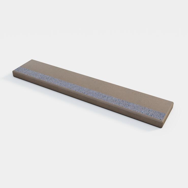 Betónová schodisková doska / schod 180x35x8 - SDB 180/35/8 kar tryskaný pásek