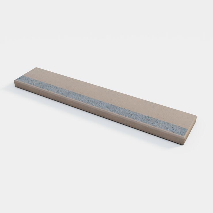 Betónová schodisková doska / schod 180x35x8 - SDB 180/35/8 bez tryskaný pásek