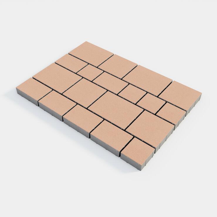 Betónová dlažba VERDELIT® - VERDELIT 6 II oranž LUX