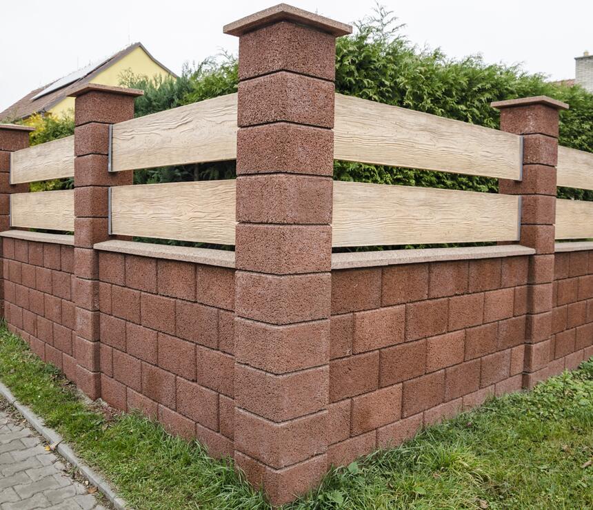 Plot GARDELOT® farba červená povrch hrubý - foto č.7