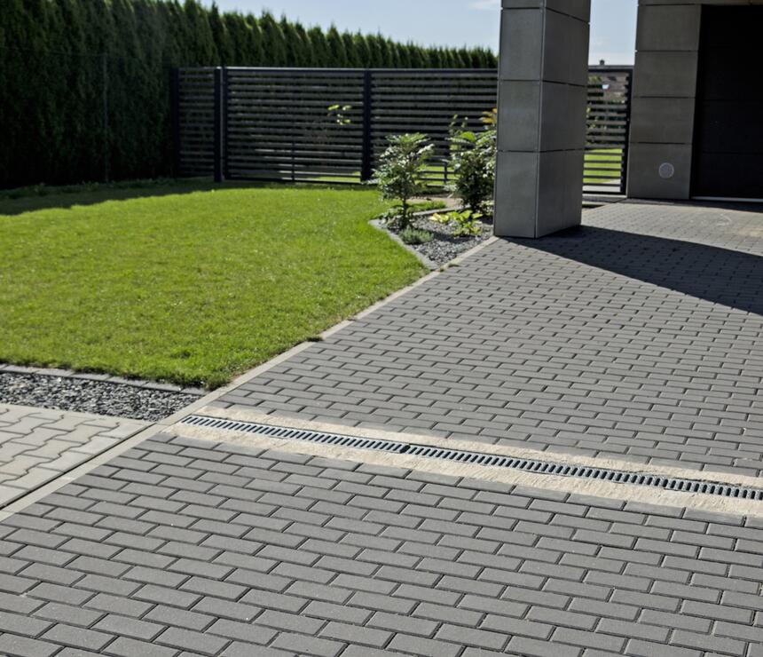 Betónová dlažba GRANIT® farba čierna - foto č.11