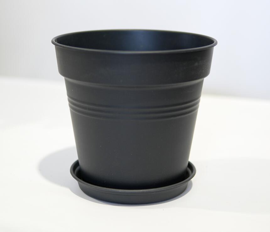Vnútorná plastová vložka s miskou ku kvetináči Ella (L+) z 3D tlačeného betónu - foto č.7
