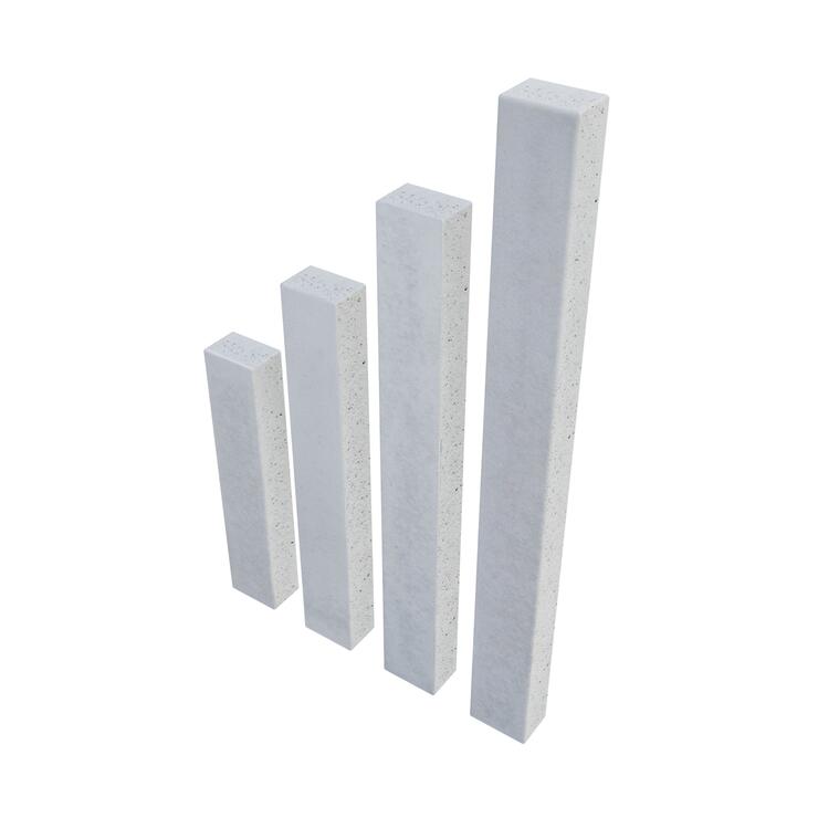 Betónová palisáda obdĺžniková hladká, farba natural - foto č.1
