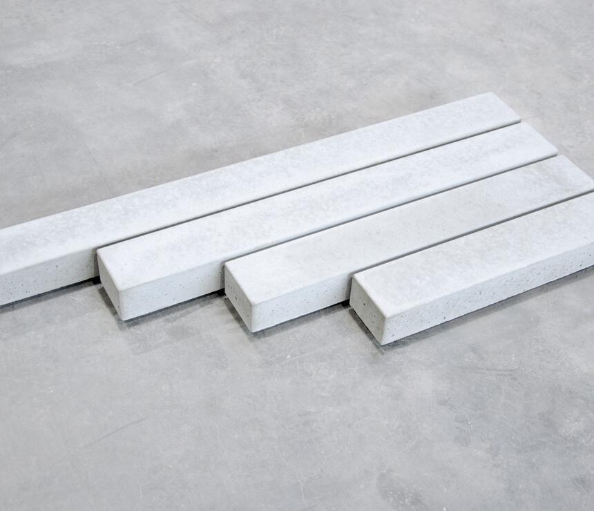 Betónové palisády obdĺžnikové hladké, farba natural - foto č.3
