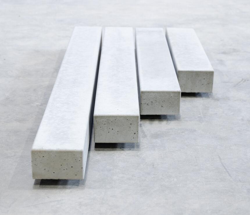 Betónové palisády obdĺžnikové hladké, farba natural - foto č.4