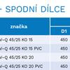 Spodný dielec s odtokom pre uličný vpust 450 - #10 - náhled č.2