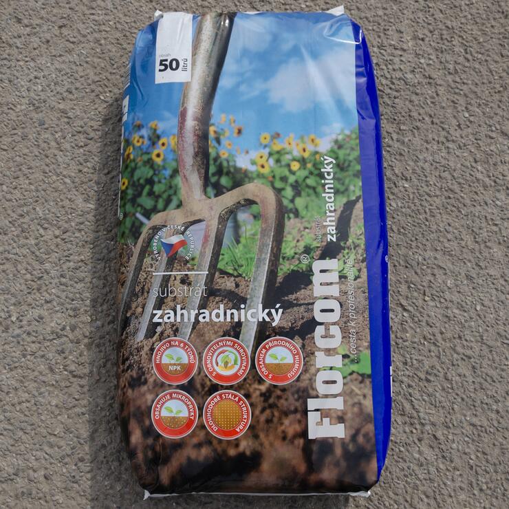 Florcom záhradnícky substrát 50 l - foto č.1