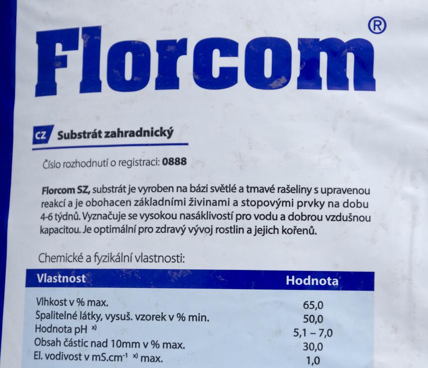 Florcom záhradnícky substrát 50 l - foto č.4