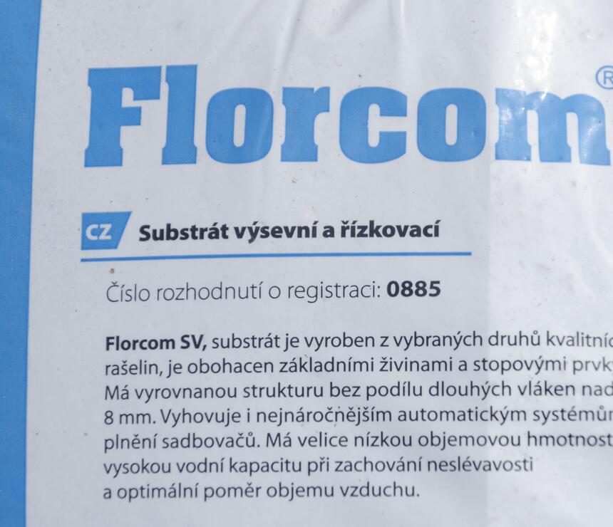 Florcom substrát výsevný a rezkovací 20 l - foto č.3