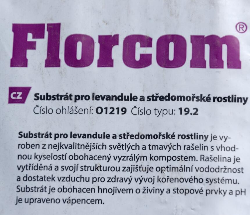 Florcom substrát pre levandule a stredomorské rastliny 20 l - foto č.3