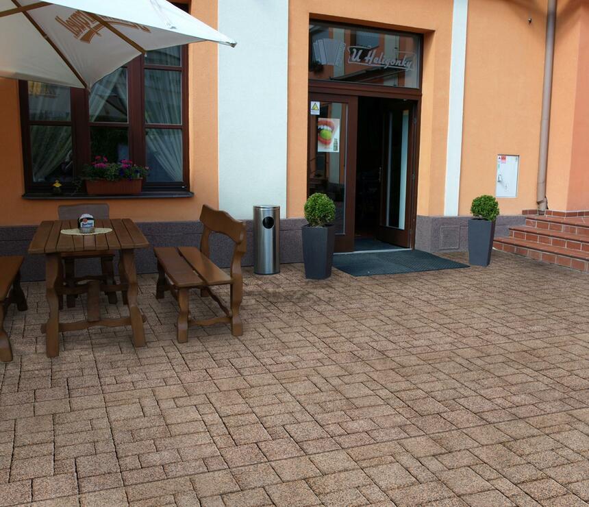 Betónová dlažba RODONIT® vymývaný povrch Rubí - foto č.4