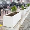 Betónový kvetináč Sandra farba natural povrch hladký - náhled č.5