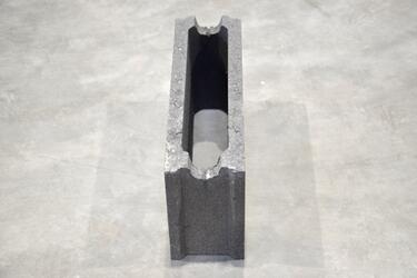 Spotreba betónu do strateného debnenia 15 cm šírky